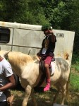 Campers learn about caring for horses