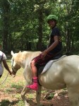 Campers learn about caring for horses